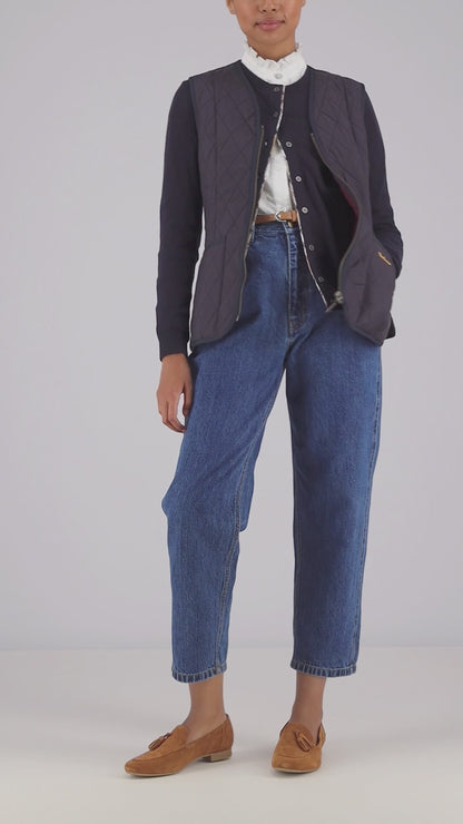 Barbour Fleece Betty Liner Navy