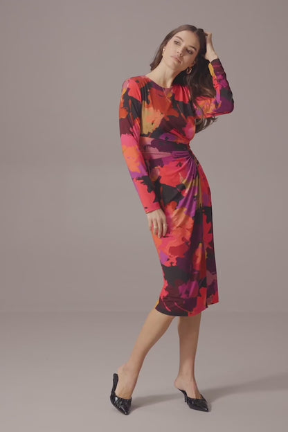 Joseph Ribkoff Floral Print Sheath Dress