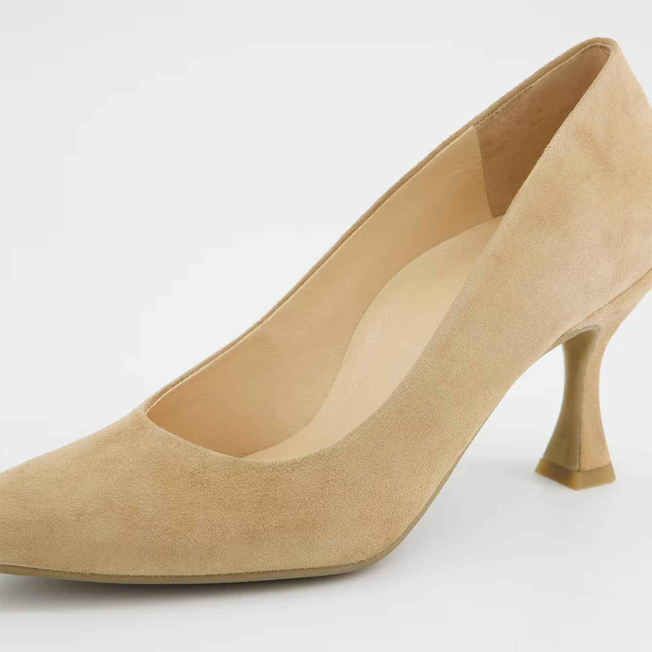 Paul Green Heels Beige Suede