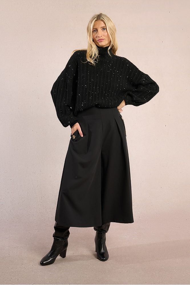 Molly Bracken Sequin Knit Sweater