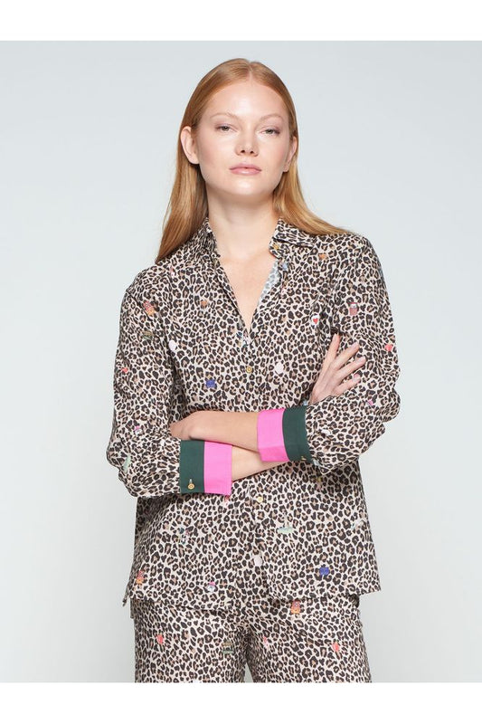 Vilagallo Mariela Shirt Leopard Print