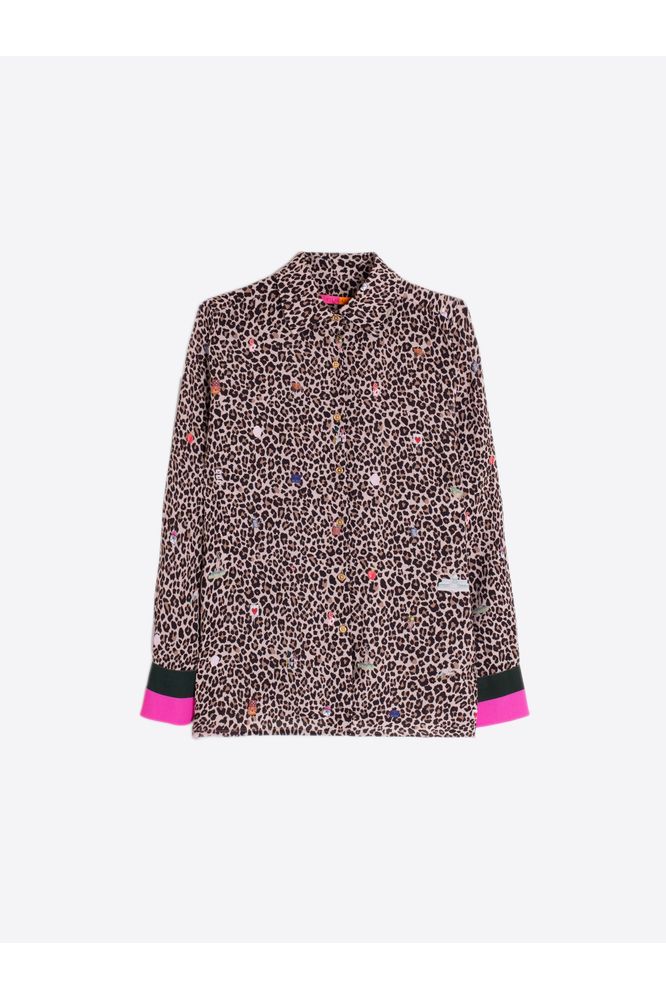 Vilagallo Mariela Shirt Leopard Print