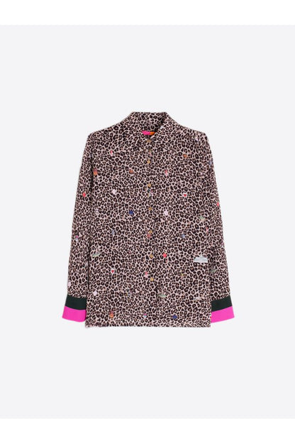 Vilagallo Mariela Shirt Leopard Print