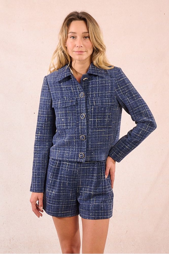 Molly Bracken Short Tweed Jacket