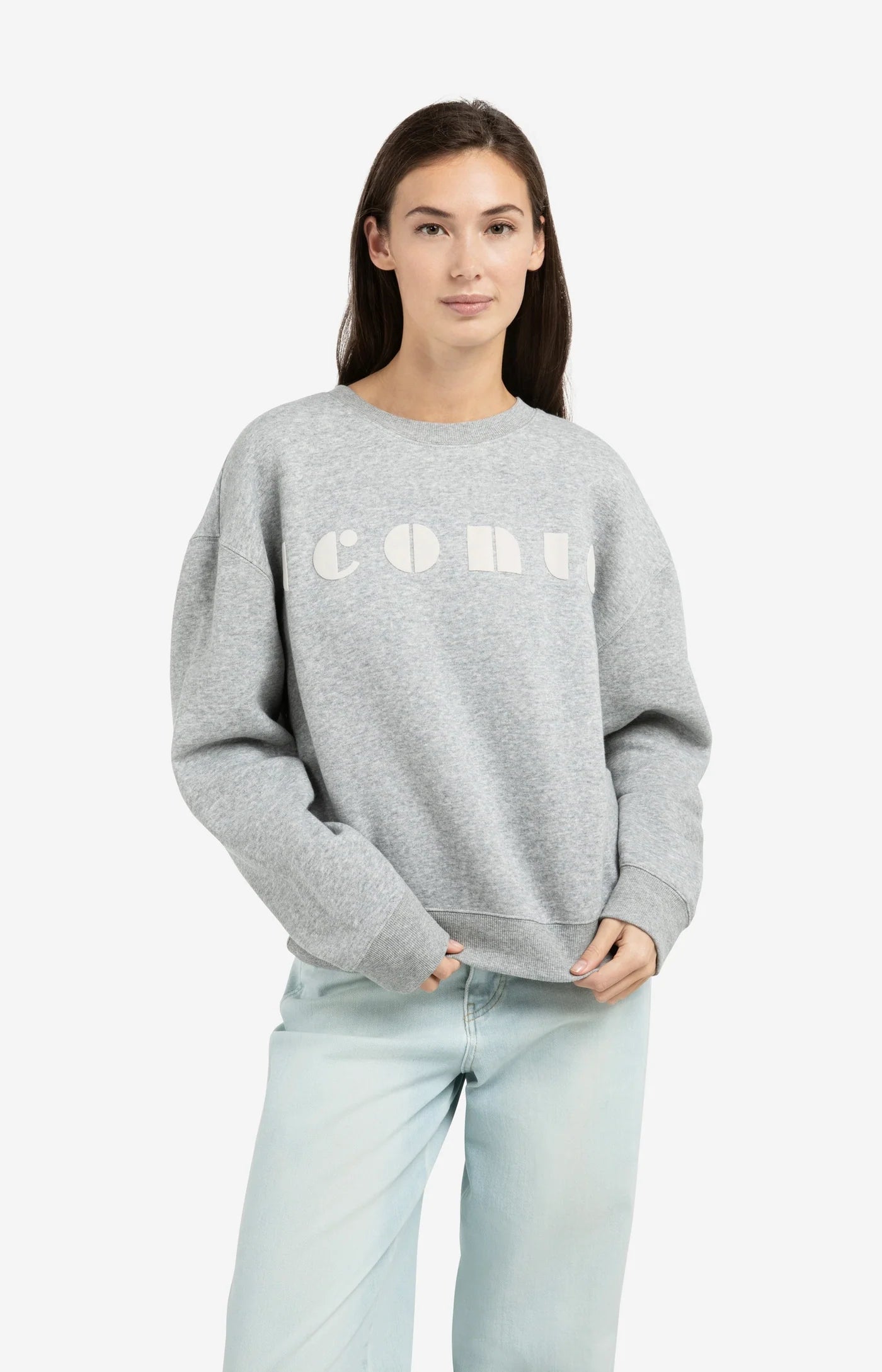 YAYA Iconic Artwork Soft Sweat Iron Grey