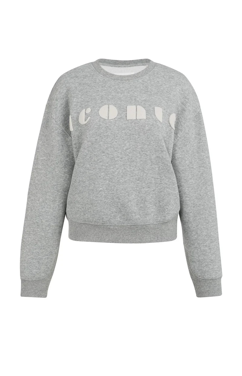 YAYA Iconic Artwork Soft Sweat Iron Grey
