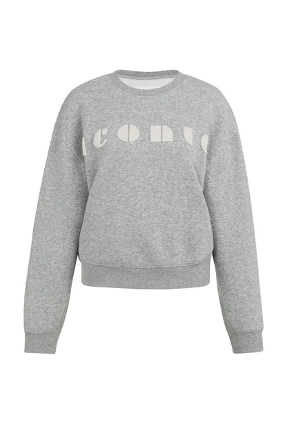 YAYA Iconic Artwork Soft Sweat Iron Grey