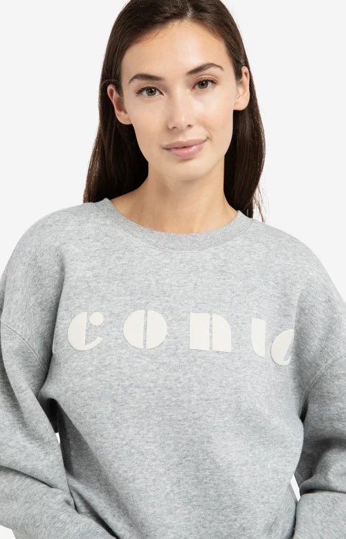 YAYA Iconic Artwork Soft Sweat Iron Grey