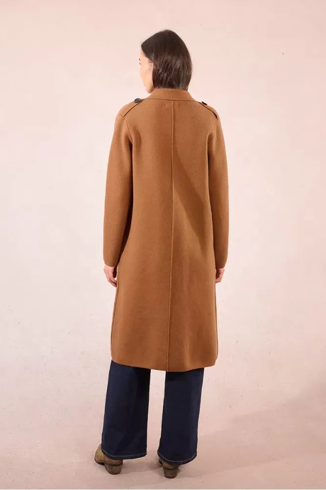 Molly Bracken Camel Straight Coat