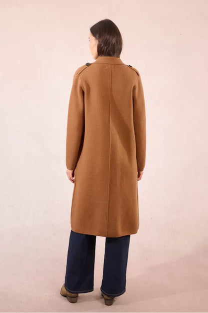 Molly Bracken Camel Straight Coat