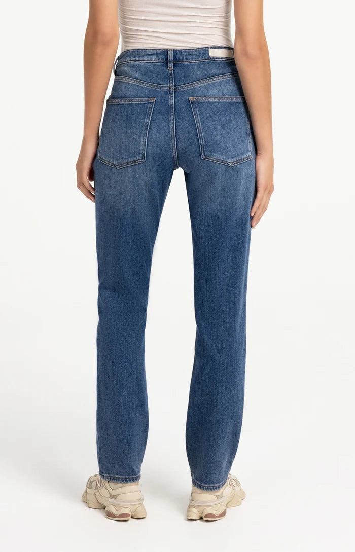 YAYA Straight Denim - Dark Blue Denim