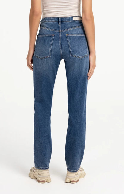 YAYA Straight Denim - Dark Blue Denim