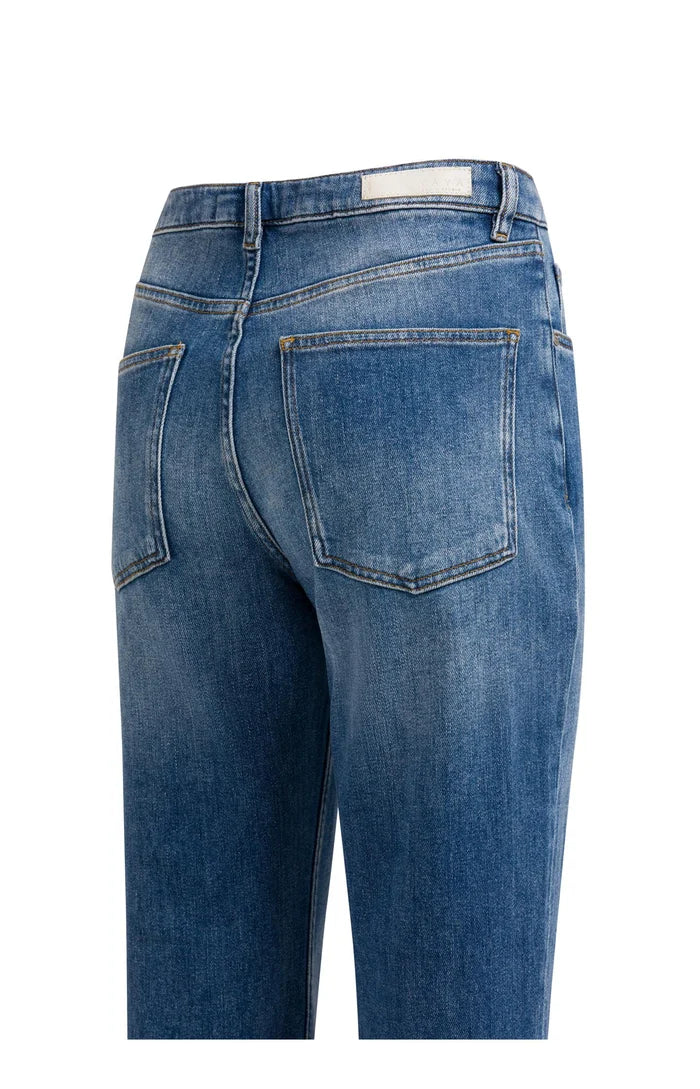 YAYA Straight Denim - Dark Blue Denim