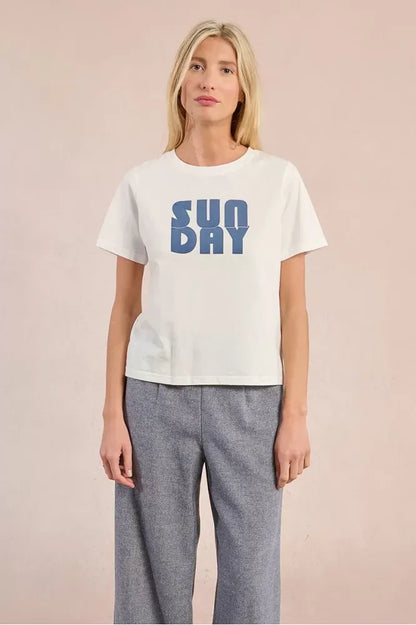 Molly Bracken White Print T-Shirt