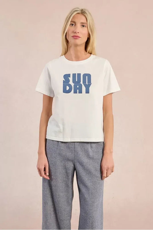 Molly Bracken White Print T-Shirt