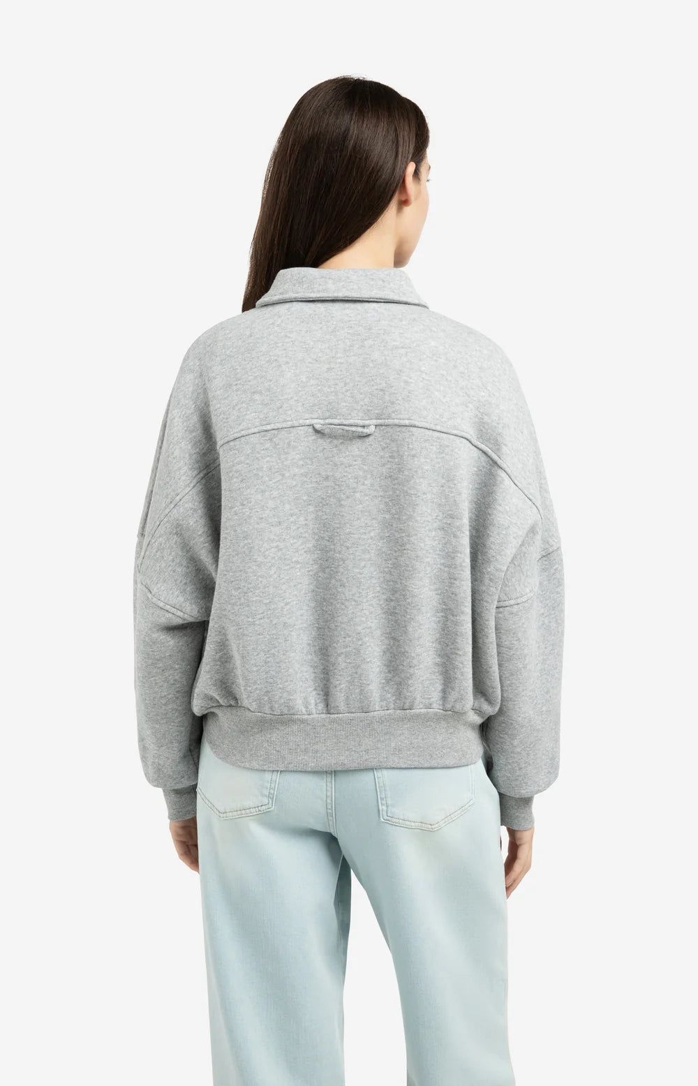 YAYA Sweat Jacket Iron Grey Melange
