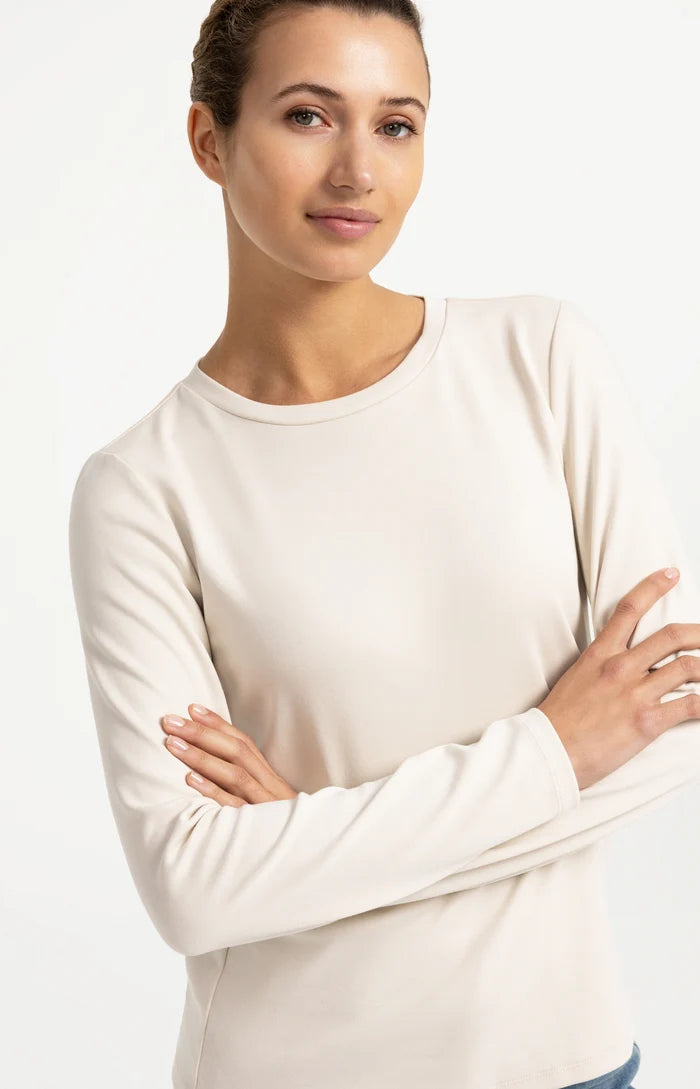 YAYA Long Shirt - Birch Sand
