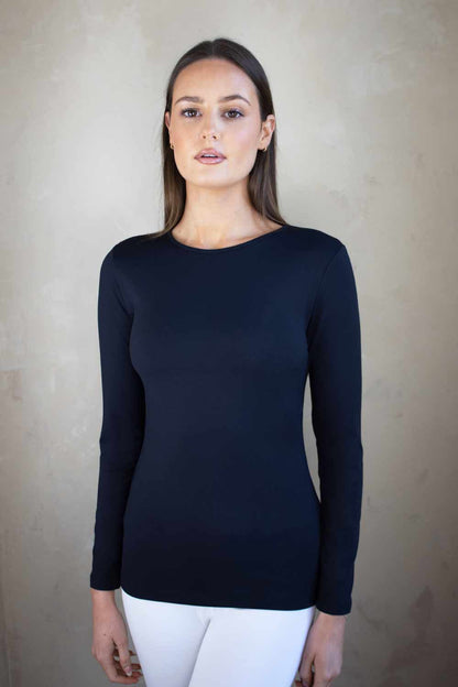 No2Moro Tara Long Sleeve Top Black