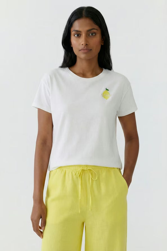 Oui Oversized White Tshirt 97208