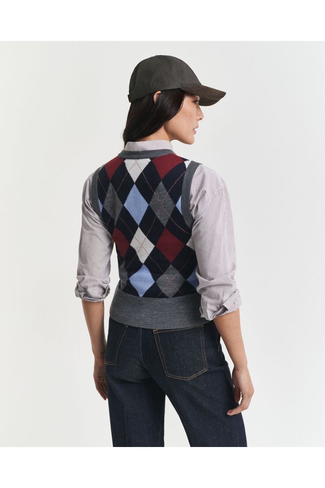 Gant  Argyle C-Neck Vest