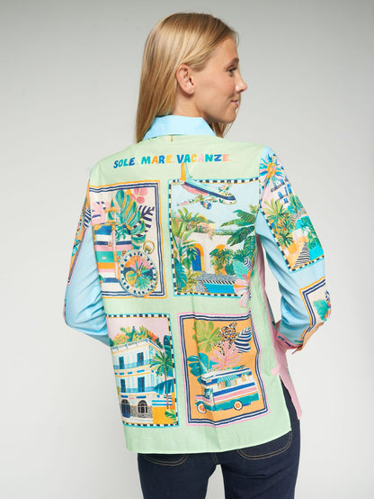 Vilagallo Travel Scenes Shirt 33646