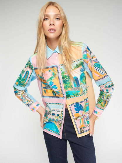 Vilagallo Travel Scenes Shirt 33646