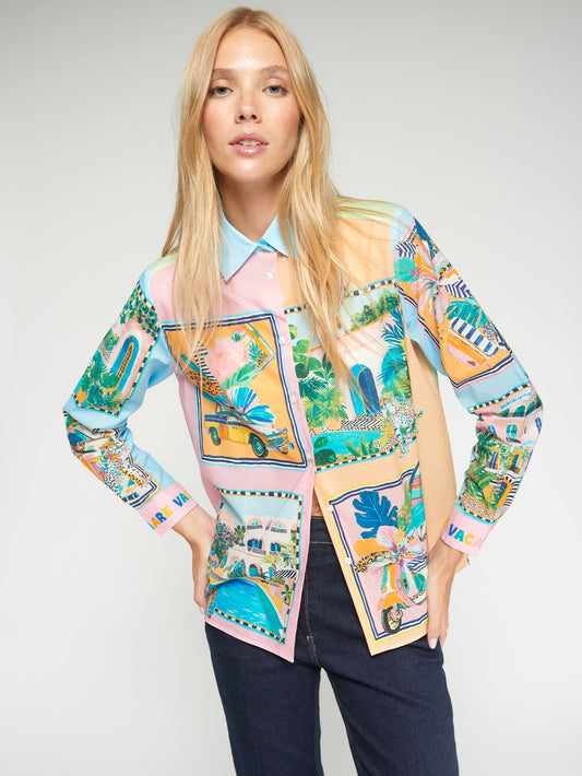 Vilagallo Travel Scenes Shirt 33646