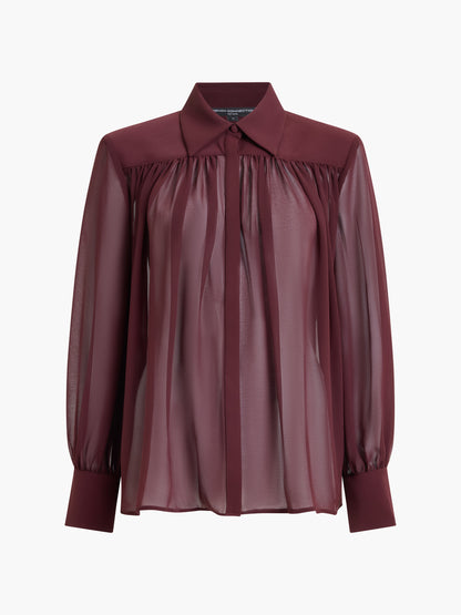French Connection Arezzo Shirt Cherry Liqueur
