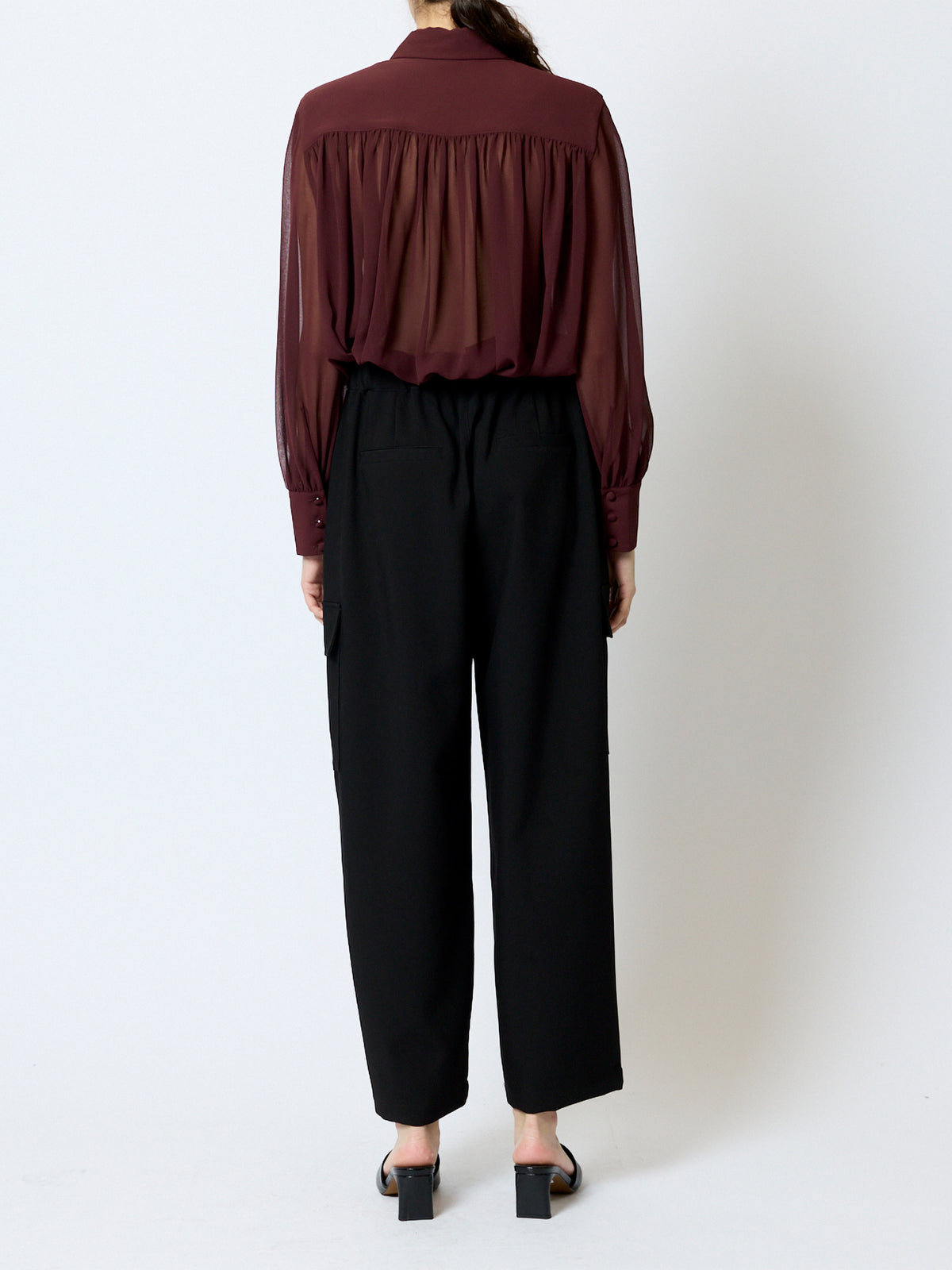French Connection Arezzo Shirt Cherry Liqueur