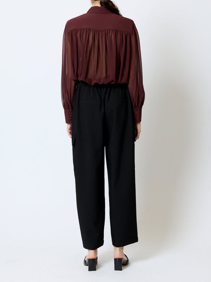 French Connection Arezzo Shirt Cherry Liqueur