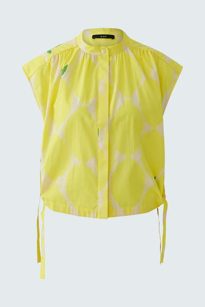 Oui Yellow Detailed Blouse 97234